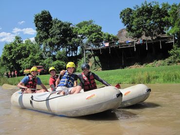 A days rafting makes for a memorable family adventure. Min age is usually 12yrs and under 18's to be accompanied by an adult.
