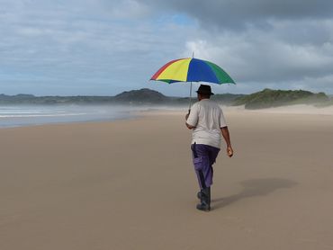 Much of the southern Wild Coast consists of long stretches of beach – perfect for breaking out a gallop or easy walking especially on an outgoing tide.