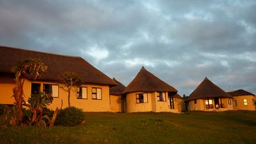 Wavecrest hotel chalets at first light