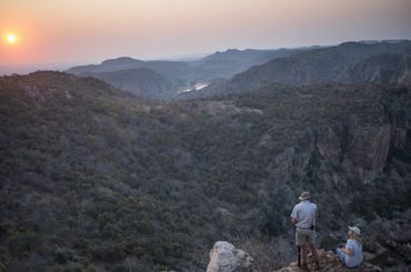 Sunrise and sunsets over the Luvuvhu gorge - a place to rewild.