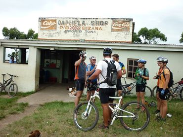 Nothing like a refreshment stop at a local spaza store