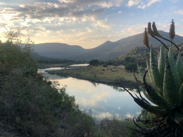 Last light on the Tugela