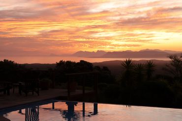 The spectacular sunsets enjoyed from Bellavista Country House