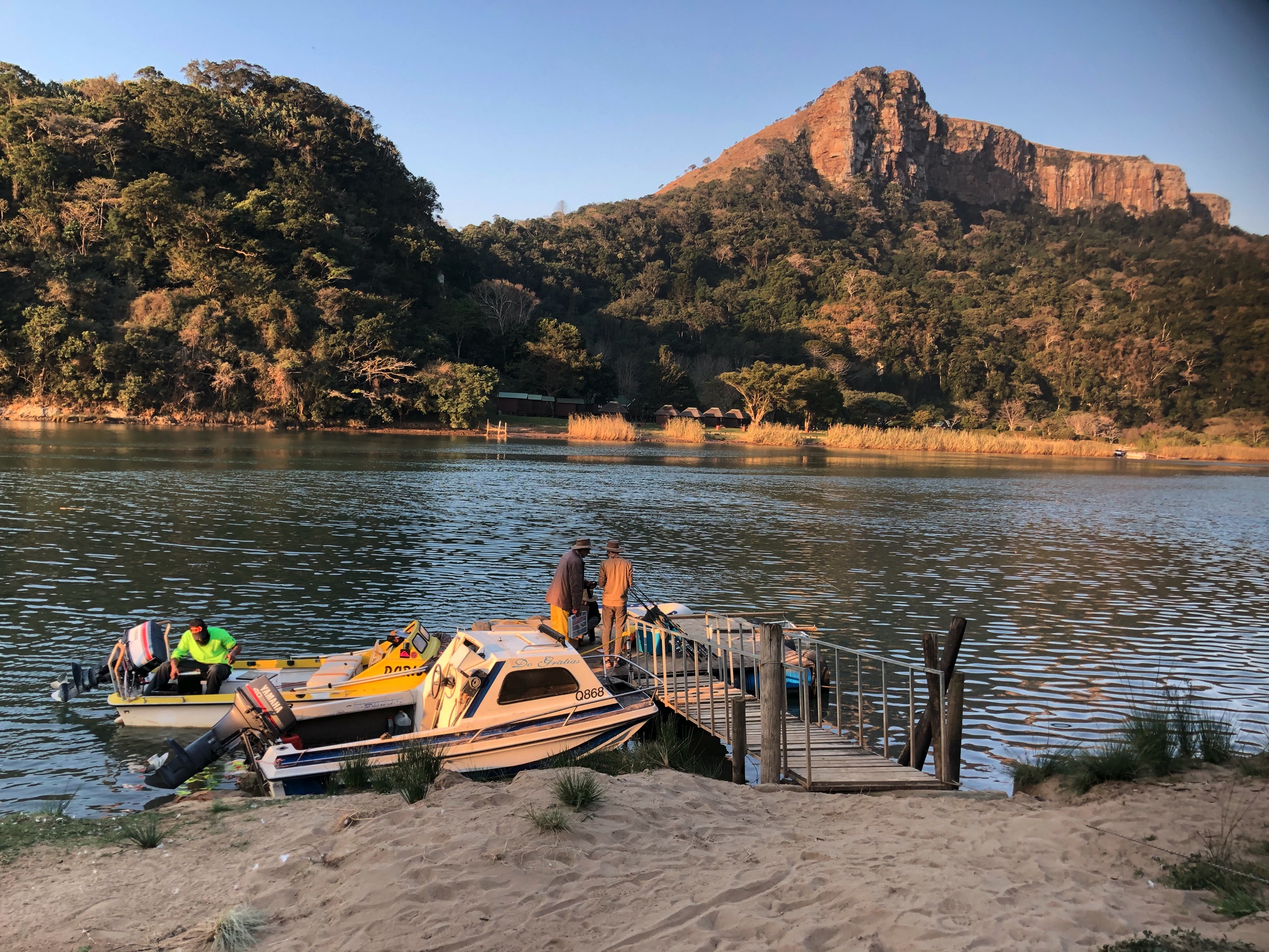 The mighty Mzimvubu River marks Port St Johns