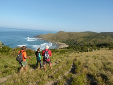 Ocean views from the jutting headlands