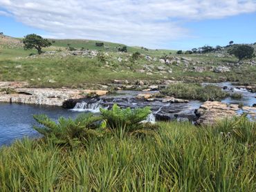 The cascades and swimming hole - a short walk from Mtentu lodge