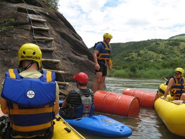 Rafting is a popular teambuild activity