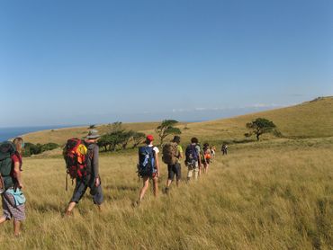 A lot of the walking on the first two days is through grasslands