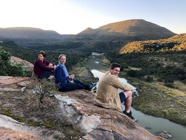 Sundowners or meditation time at Sunset Rock, just a short scramble above the lodge.