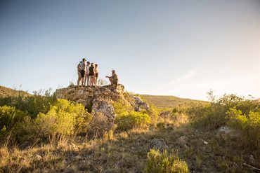 A koppie provides a natural viewing point on the Pioneer Wilderness hiking trail.