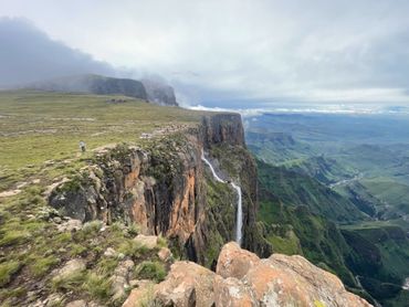 Visting the Tugela Falls, after heavy summer rains, is especially dramatic.