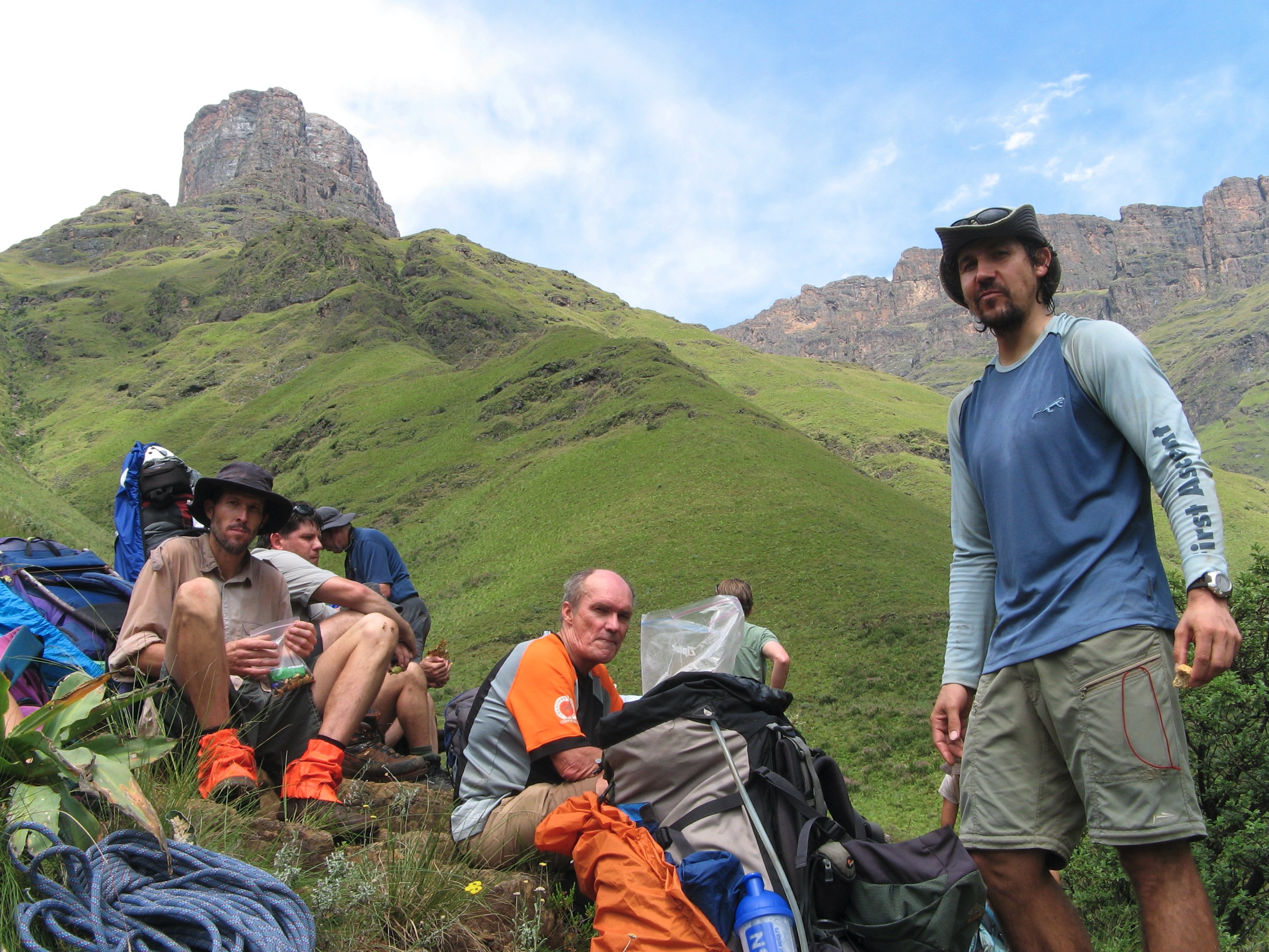 A high berg hike is a huge calorific burn, so regular snacks are essential