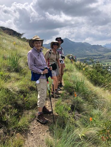 Final day of the Clarens San Traverse – the approach back to Clarens town.