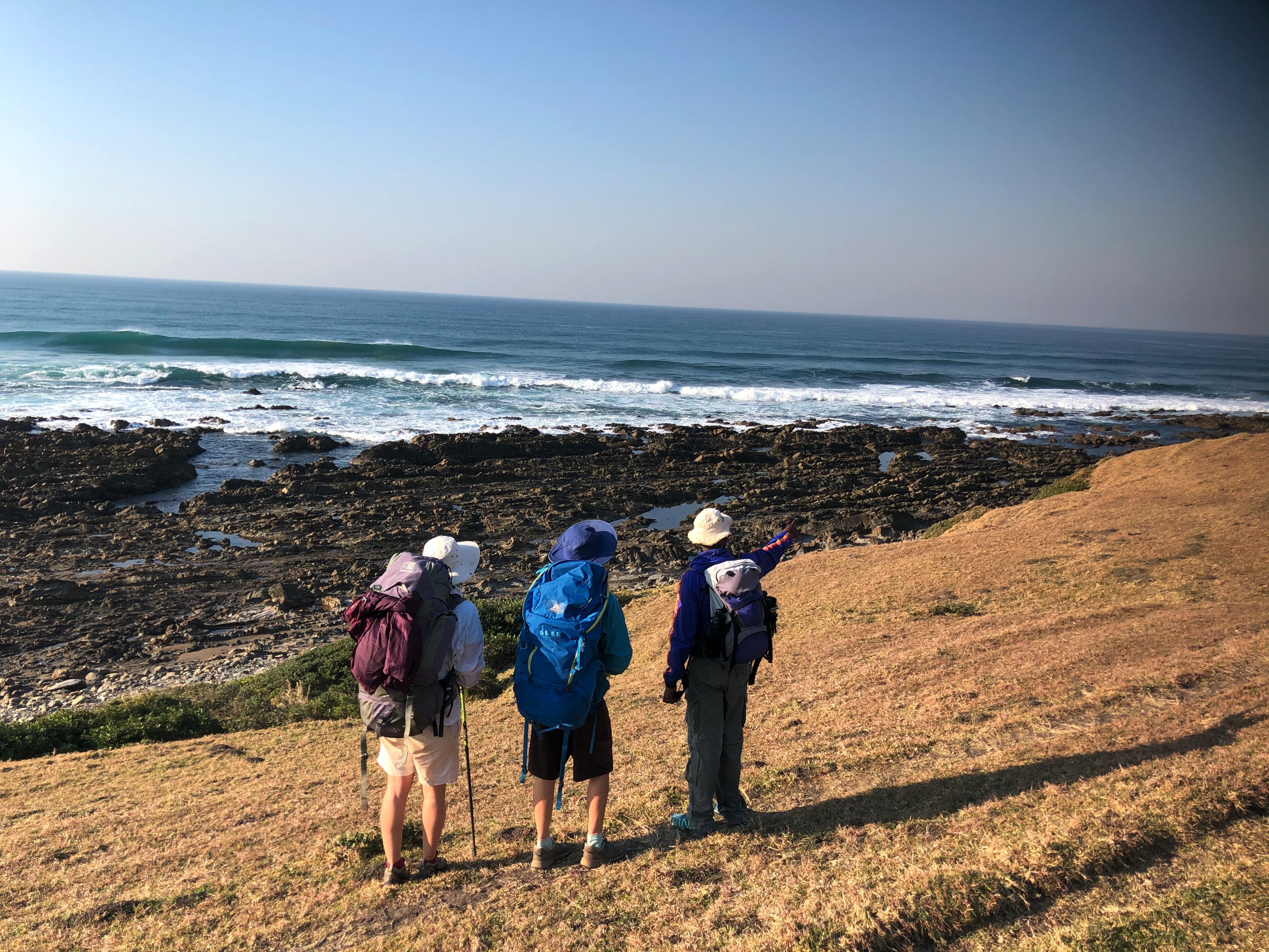 The gold and blue hues of winter on the Wild Coast