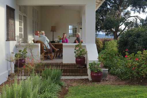 Afternoon tea on the patio