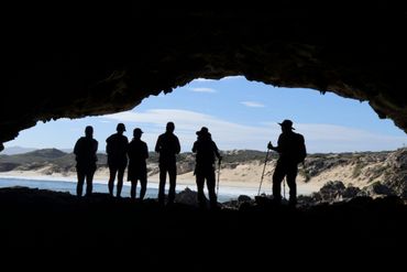 Klipgat cave - a world-renowned archaeological site - with middens from the Middle and Late Stone Age people