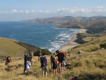 The view from ‘Drews Camp’ down to Shelly beach is a sight to behold.